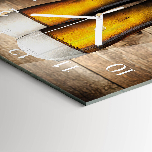 Reloj cuadrado Cerveza