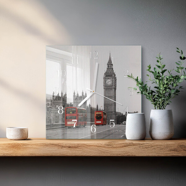 Reloj cuadrado Londres