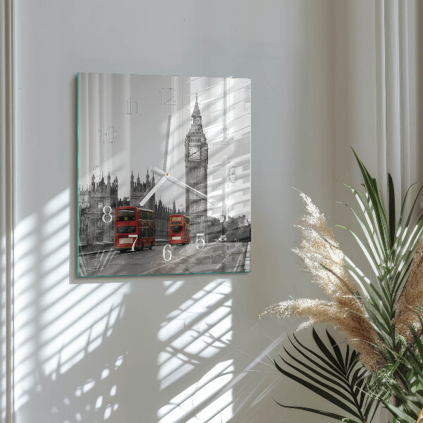 Reloj cuadrado Londres