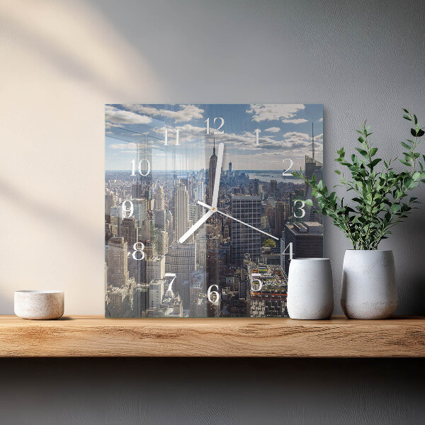 Reloj cuadrado Ciudad