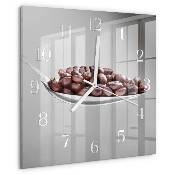 Reloj cuadrado Una cucharada de café
