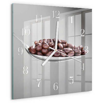 Reloj cuadrado Una cucharada de café
