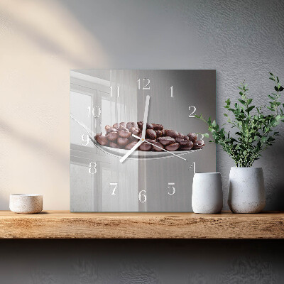 Reloj cuadrado Una cucharada de café