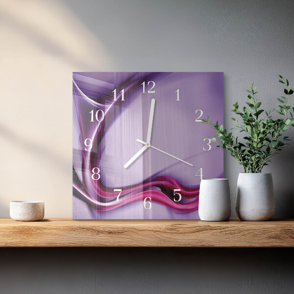 Reloj cuadrado Abstracción
