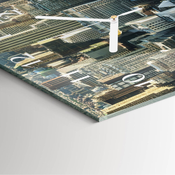 Reloj cuadrado Horizonte