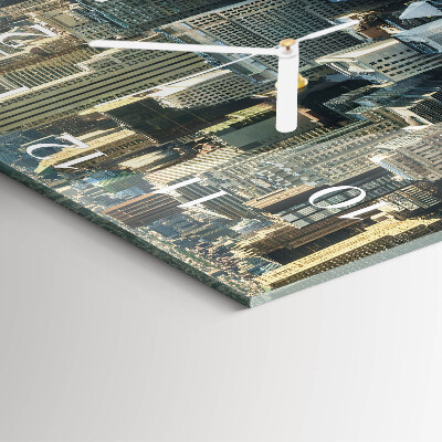 Reloj cuadrado Horizonte