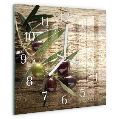 Reloj cuadrado Aceitunas
