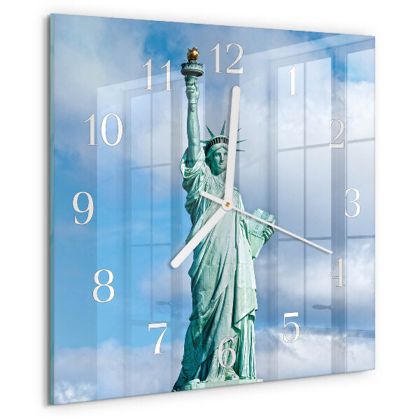 Reloj cuadrado Estatua de la Libertad