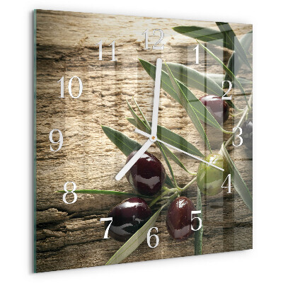 Reloj cuadrado Aceitunas