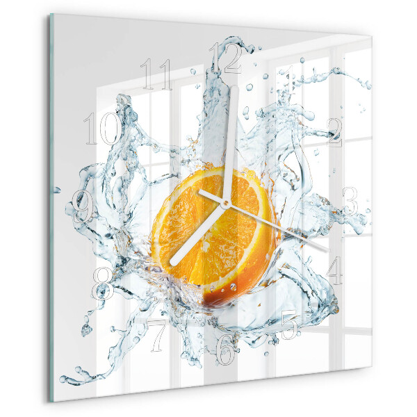 Reloj cuadrado Agua