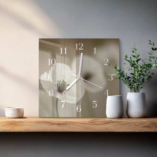 Reloj cuadrado Amapola