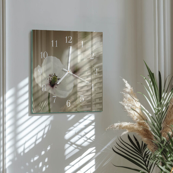 Reloj cuadrado Amapola