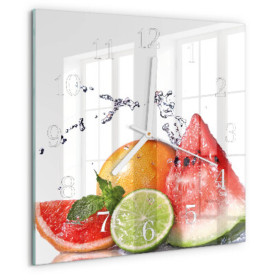 Reloj cuadrado Fruta
