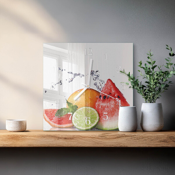 Reloj cuadrado Fruta