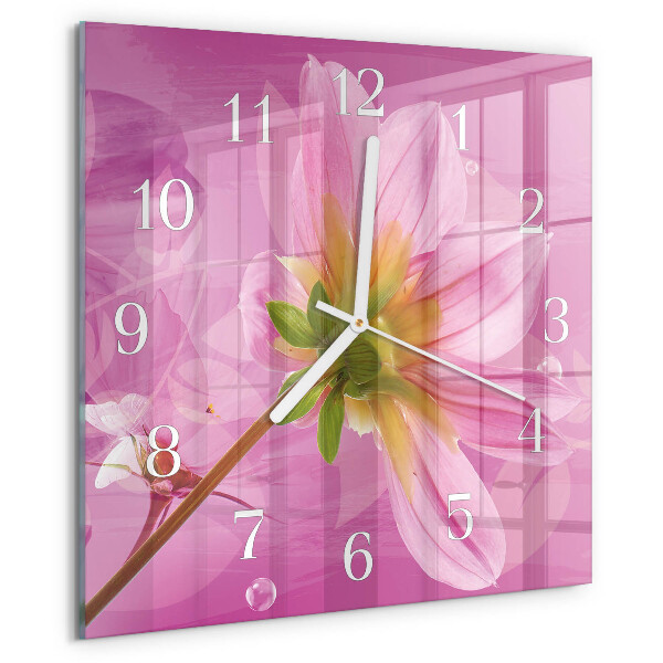 Reloj cuadrado Flor