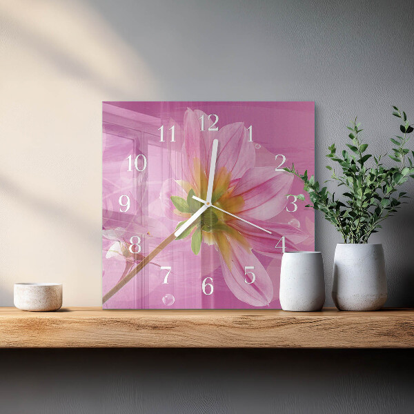 Reloj cuadrado Flor