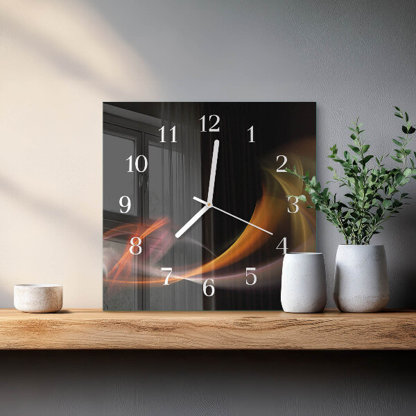 Reloj cuadrado Abstracción