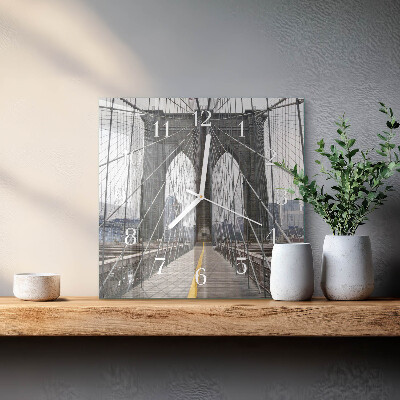 Reloj cuadrado Puente de Brooklyn