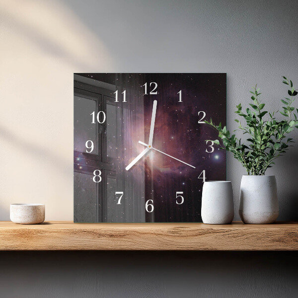 Reloj cuadrado Espacio