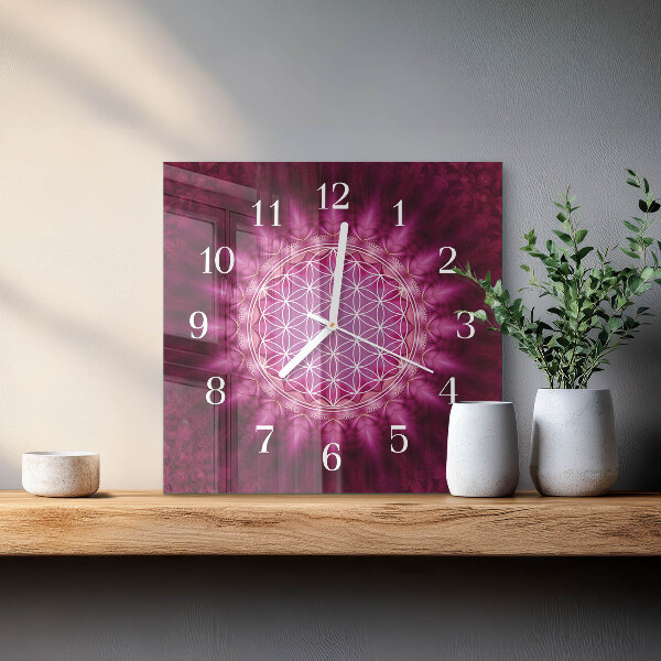 Reloj cuadrado Abstracción