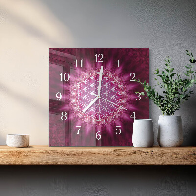 Reloj cuadrado Abstracción