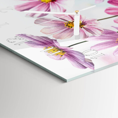 Reloj cuadrado Flores