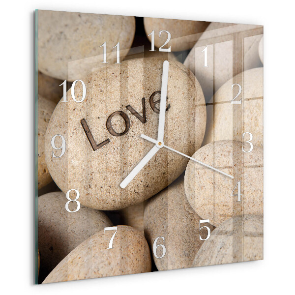 Reloj cuadrado Piedras