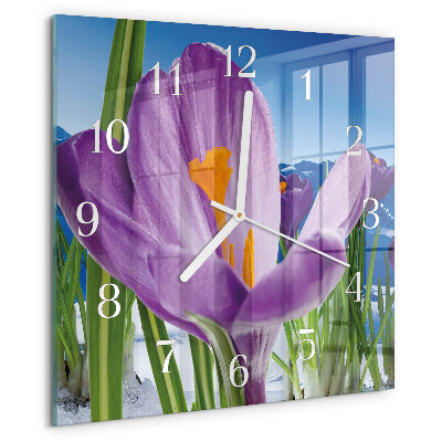 Reloj cuadrado Primavera