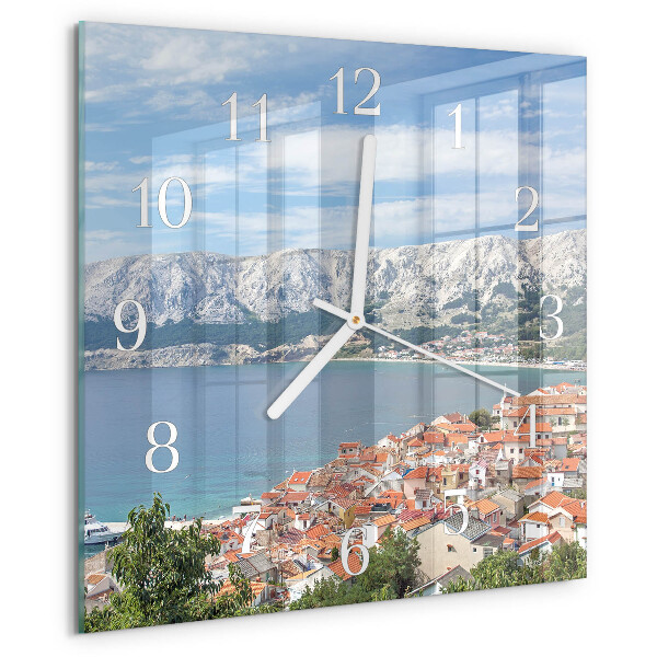 Reloj cuadrado Bahía