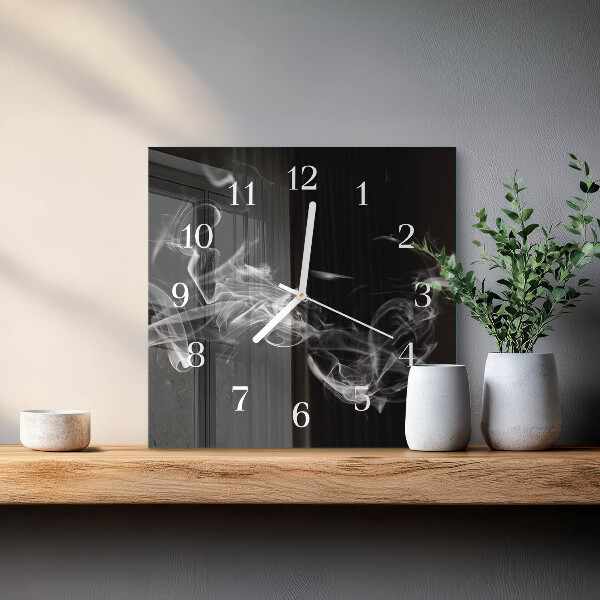 Reloj cuadrado Fumar