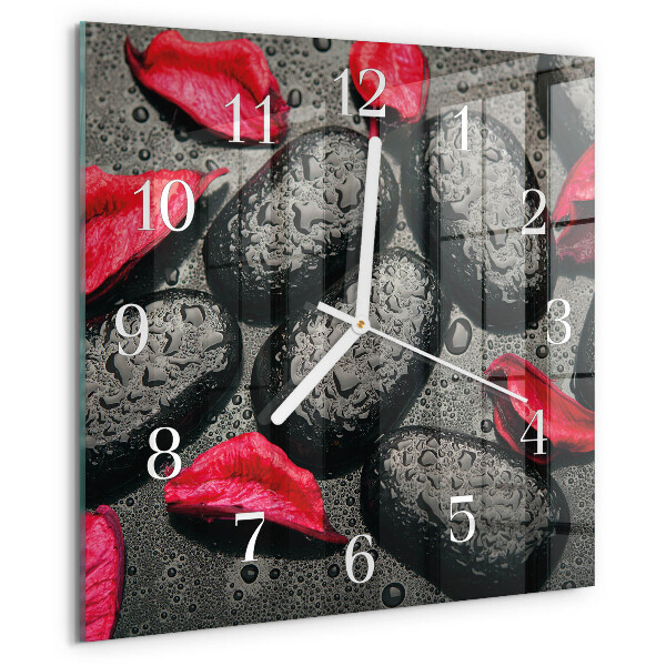 Reloj cuadrado Piedras