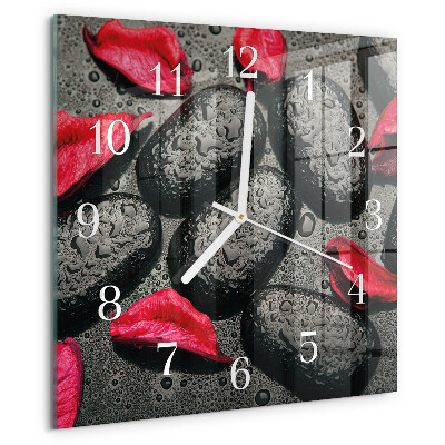 Reloj cuadrado Piedras