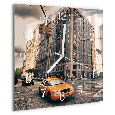 Reloj cuadrado Taxi