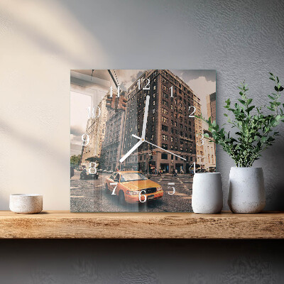 Reloj cuadrado Taxi