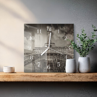 Reloj cuadrado Torre Eiffel