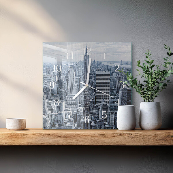 Reloj cuadrado Ciudad