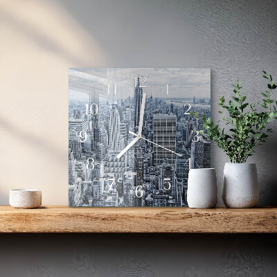 Reloj cuadrado Ciudad