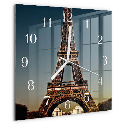 Reloj cuadrado Torre Eiffel