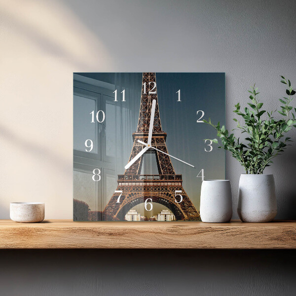 Reloj cuadrado Torre Eiffel
