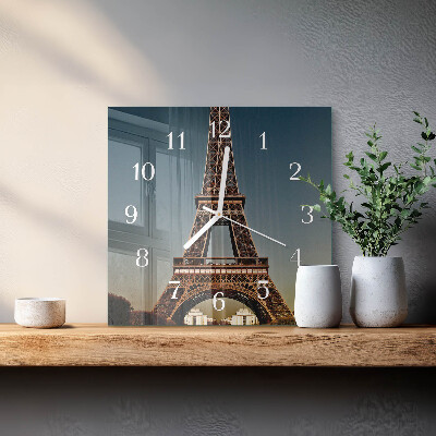 Reloj cuadrado Torre Eiffel