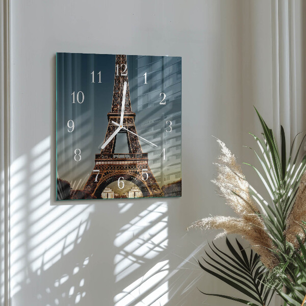 Reloj cuadrado Torre Eiffel