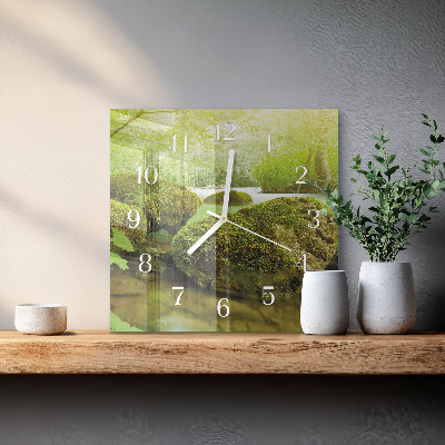Reloj cuadrado Naturaleza