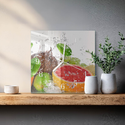 Reloj cuadrado Fruta