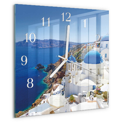 Reloj cuadrado Santorini