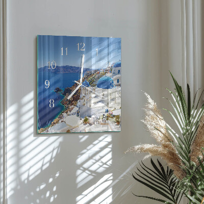 Reloj cuadrado Santorini