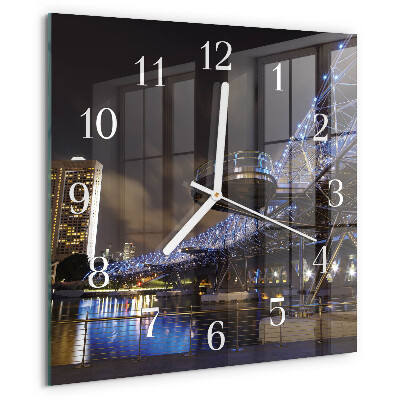 Reloj cuadrado Noche
