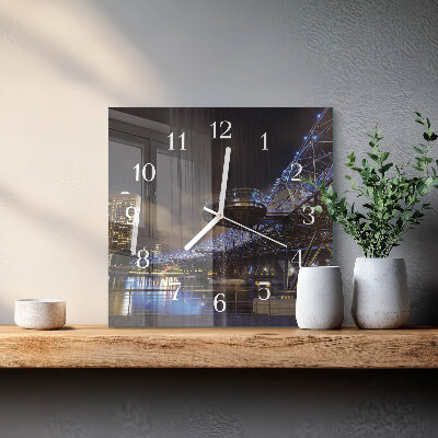 Reloj cuadrado Noche