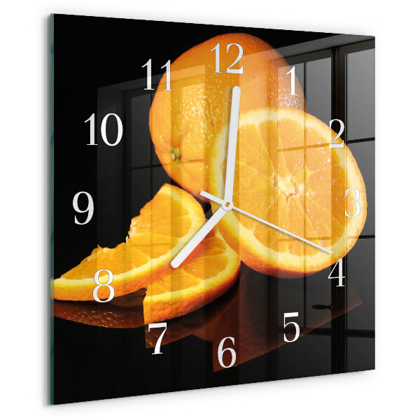 Reloj cuadrado Naranjas
