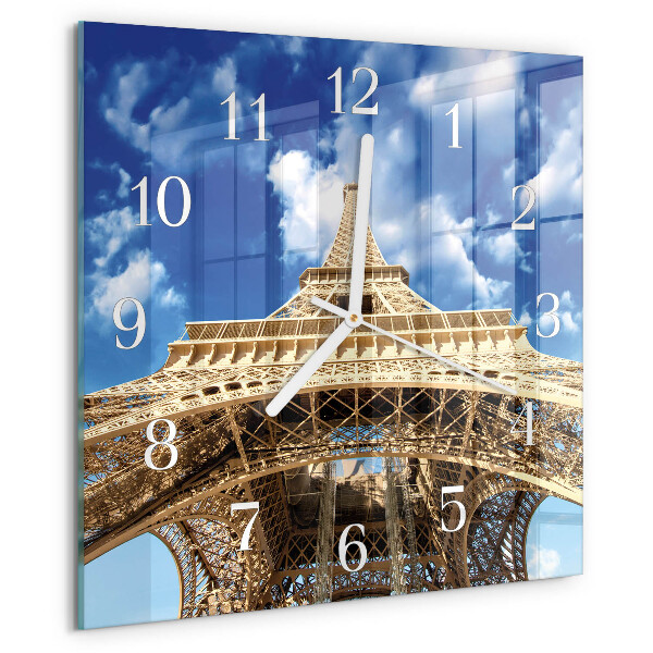 Reloj cuadrado Torre Eiffel