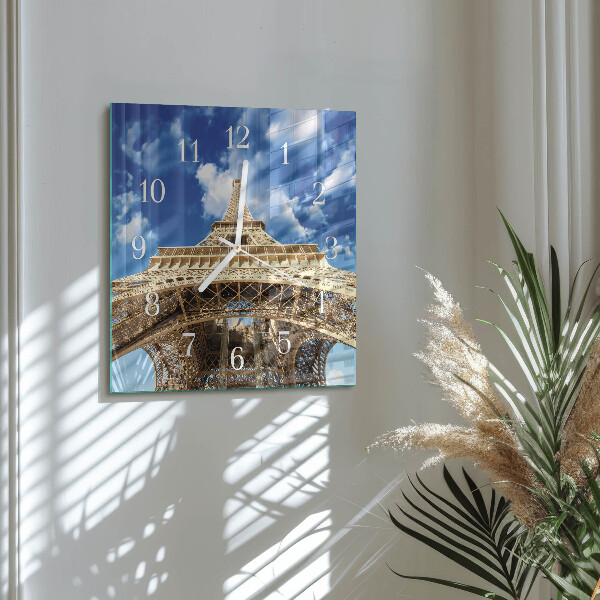 Reloj cuadrado Torre Eiffel